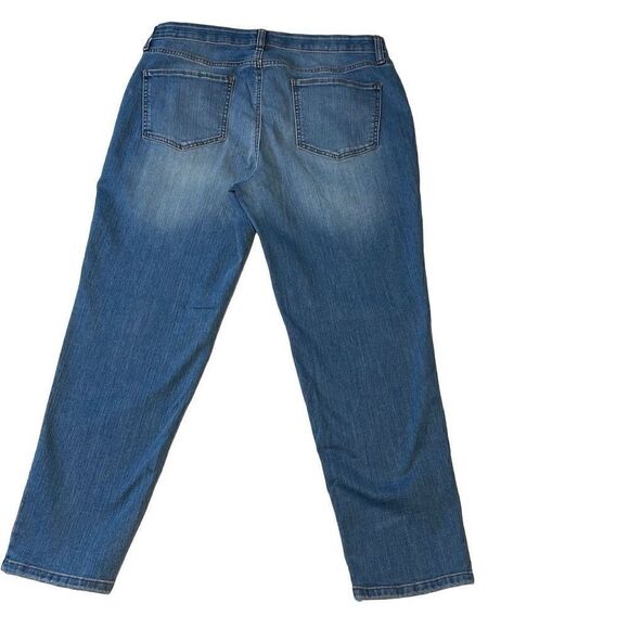 Kim Rogers blue jeans with stretch size 14 - Picture 3 of 7